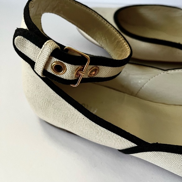 Miu Miu Ankle Buckle Strap Flats - Picture 6 of 9